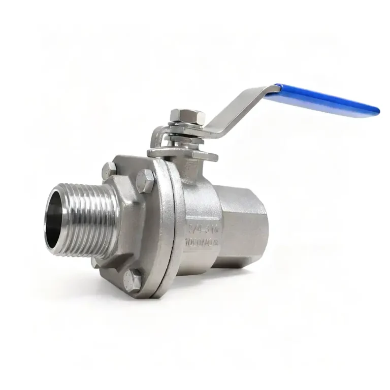 Two-Piece Ball Valve (F×M), 1000 WOG