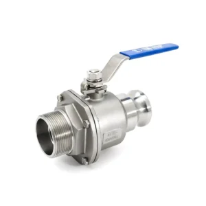 Two-Piece Ball Valve with F×M Quick Coupling, 1000 WOG