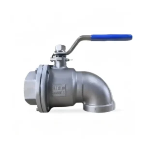 Two-Piece Elbow Type Ball Valve, 1000 WOG