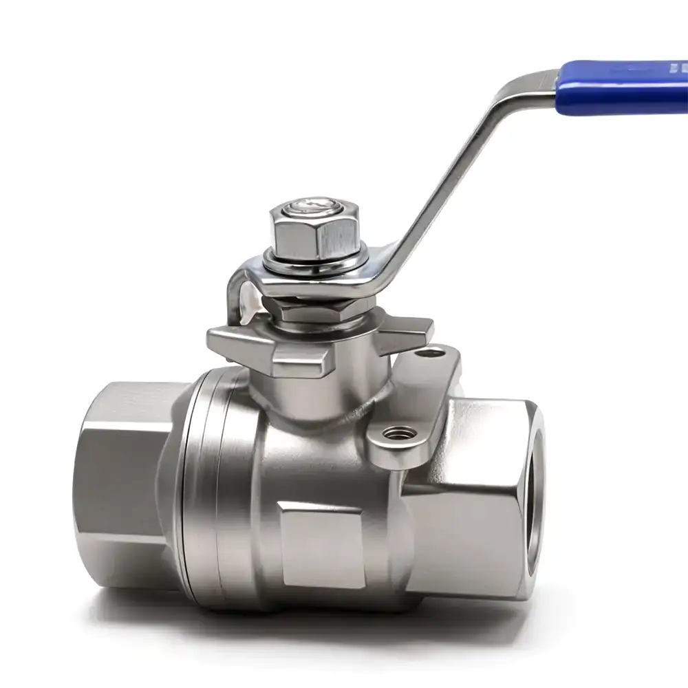 Two-Piece High Pressure Ball Valve, 2000 WOG