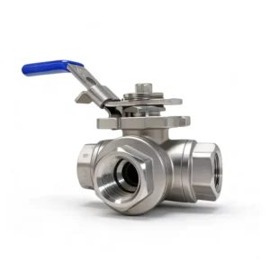 Manual 3-Way Ball Valve, T / L Port, 1000 WOG