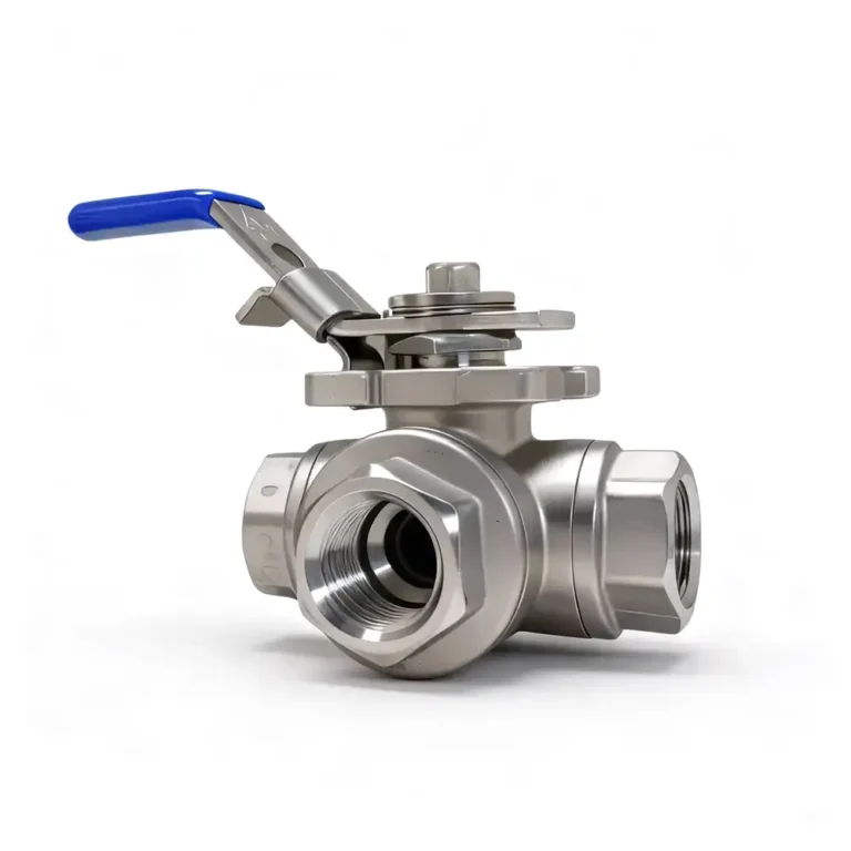 Manual 3-Way Ball Valve, T / L Port, 1000 WOG
