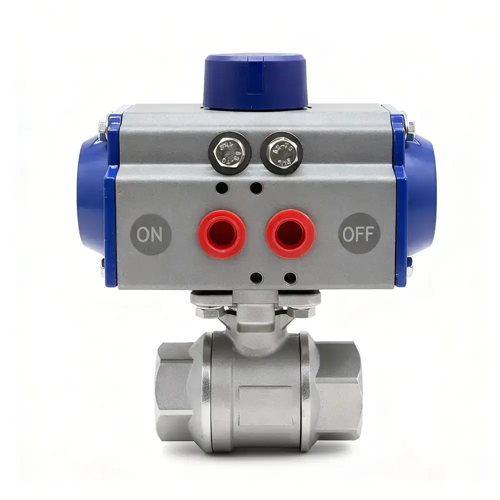Two-Piece Pneumatic Ball Valve