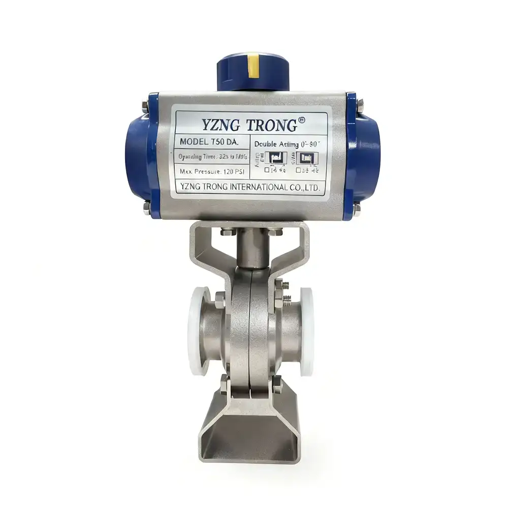 Sanitary Pneumatic Butterfly Valve