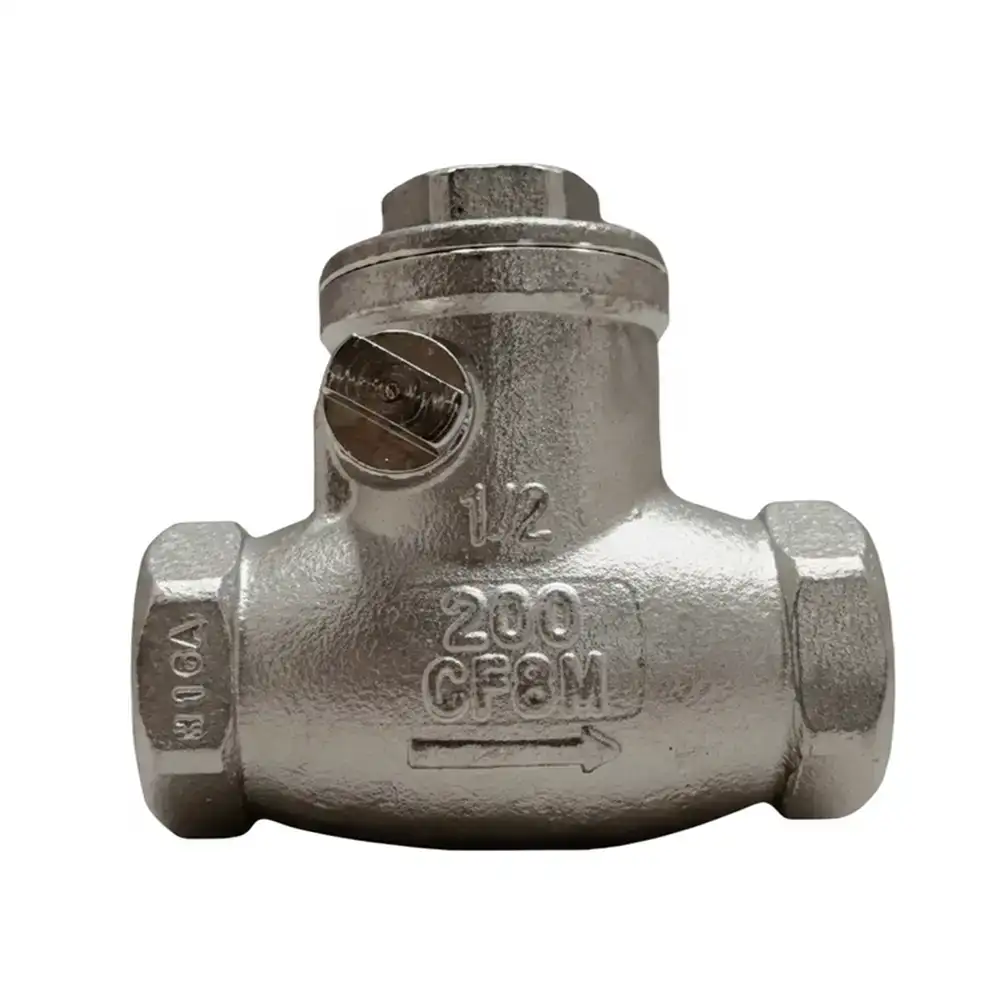 316 Horizontal Threaded Check Valve