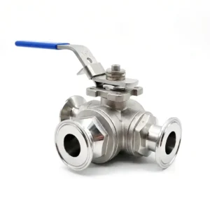 Sanitary Manual 3-Way Ball Valve