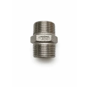Stainless steel hex nipple